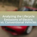 Analyzing the Lifecycle Emissions of Electric vs. Conventional Vehicles