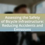 Assessing the Safety of Bicycle Infrastructure: Reducing Accidents and Emissions