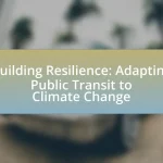 Building Resilience: Adapting Public Transit to Climate Change
