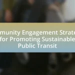 Community Engagement Strategies for Promoting Sustainable Public Transit