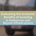 Evaluating the Economic Benefits of Investing in Pedestrian and Bicycle Infrastructure