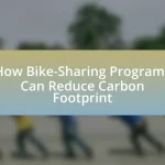 How Bike-Sharing Programs Can Reduce Carbon Footprint