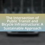 The Intersection of Public Transit and Bicycle Infrastructure: A Sustainable Approach