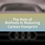 The Role of Biofuels in Reducing Carbon Footprint