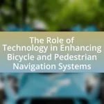 The Role of Technology in Enhancing Bicycle and Pedestrian Navigation Systems