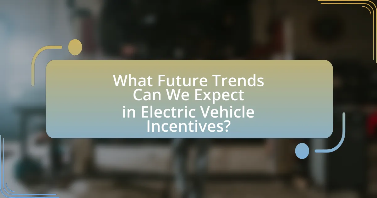 What Future Trends Can We Expect in Electric Vehicle Incentives?